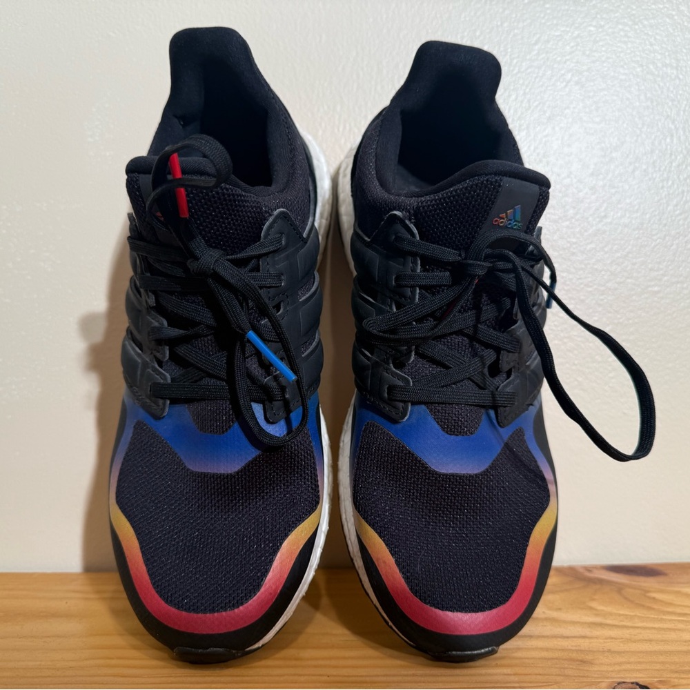 adidas UltraBOOST DNA Black Rainbow sneakers shoes size 8 women’s